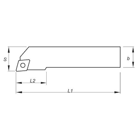 Palbit SCLCR204D TLH-Turning Toolholders Imperial Toolholders 2121412IN